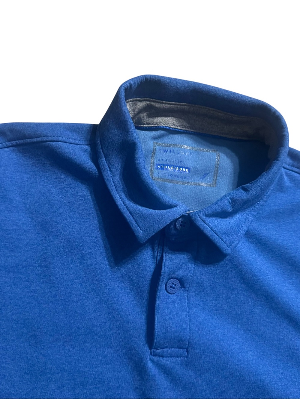 Twillory Athleisure Polo Shirt Men’s Large Blue Performance Golf Short Sleeve